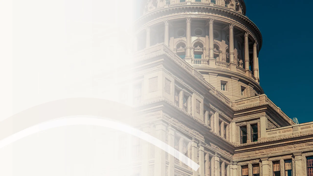 Texas State Capitol representing Texas franchise tax reporting requirements